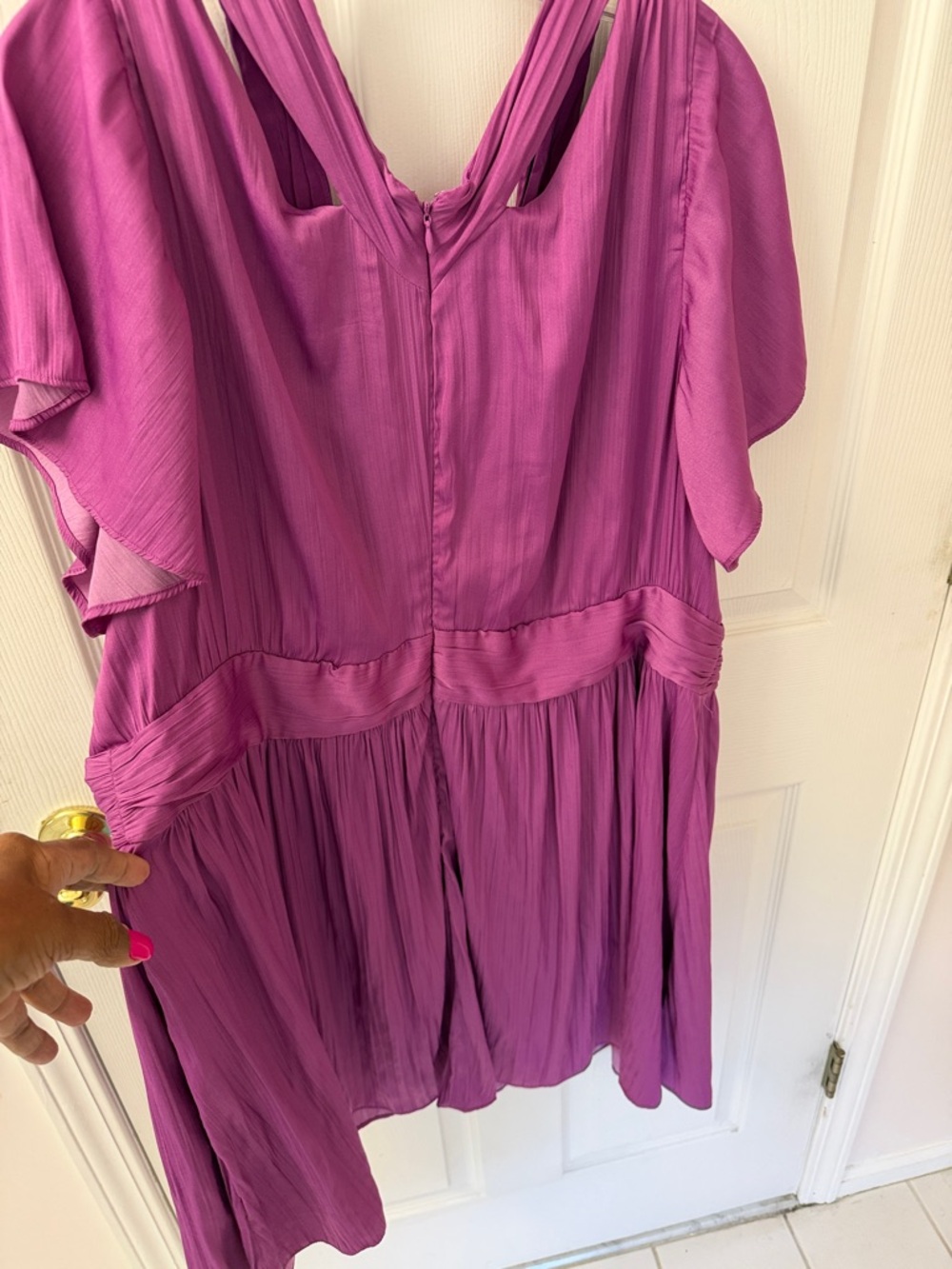 Anthropology Deep neck mini dress - Picture 7 of 7